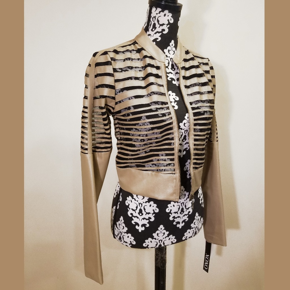 Xoxo Sheer Cropped Jacket